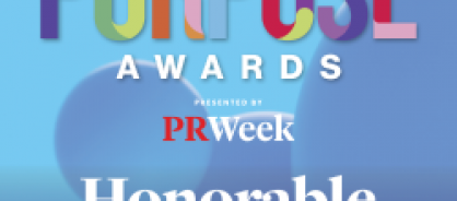 Purpose awards honorable mention