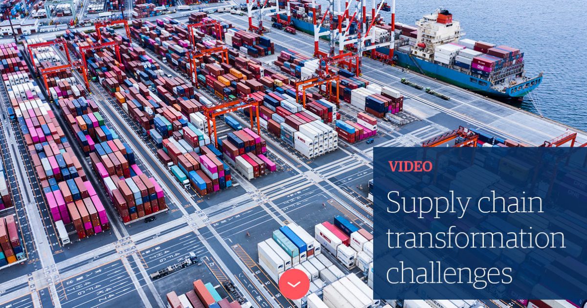 Supply chain transformation challenges | Video | Genpact